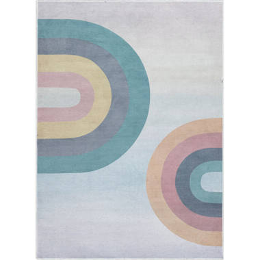 Multicolor sales kids rug